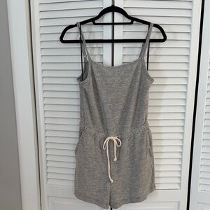 Lou & Grey Terry Romper Grey Small